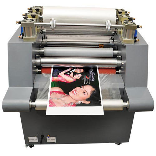 High Speed Film Laminating Machine - Mild Steel, Single Phase, Polished Finish | Automatic Control, Pressure & Temperature Control, 2-Year Warranty, High Efficiency