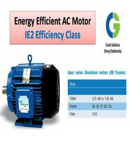 Crompton High Efficiency Electric Motor Efficacy: Ie2