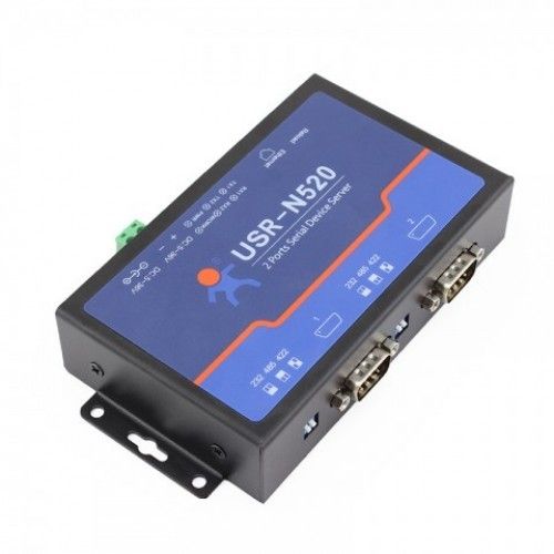 Dual Port Serial Device Server Rs232 Rs485 Rs422 To Ethernet Converter (Usr-N520) Dimension(L*W*H): 150*79*30 Millimeter (Mm)