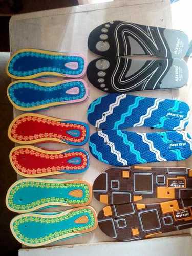 All Multi Color Slippers Soles