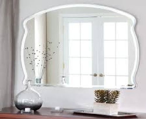 Plain And Polished Mirror Glass Usage: Bathroom