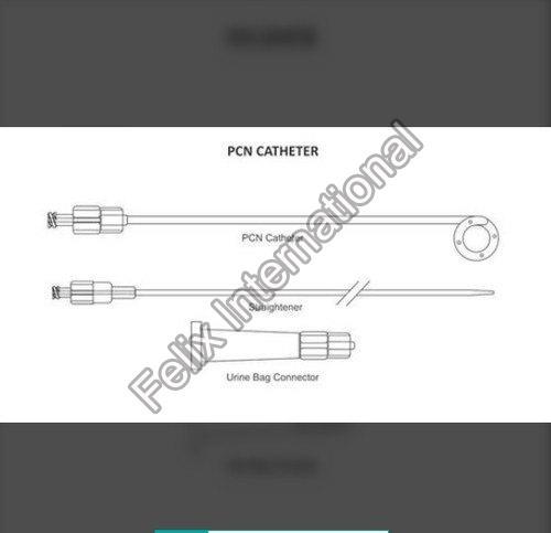 Sterilized And Disposable Pcn Catheter Use: Used For Temporary Or Permanent Drainage & Irrigation Of Urine From The Kidney By Direct Puncture