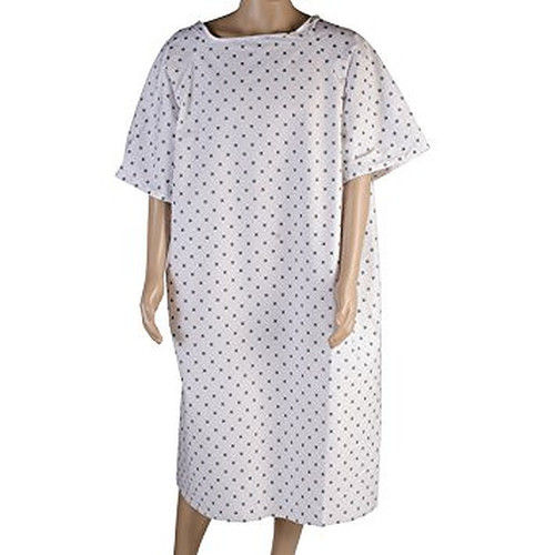 Cotton White Printed Hospital Gowns at Best Price in New Delhi | Sara ...