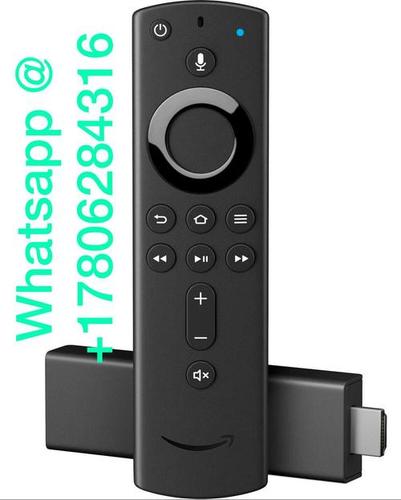 Black Amazon Fire Tv Stick 4K With Alexa Voice Remote