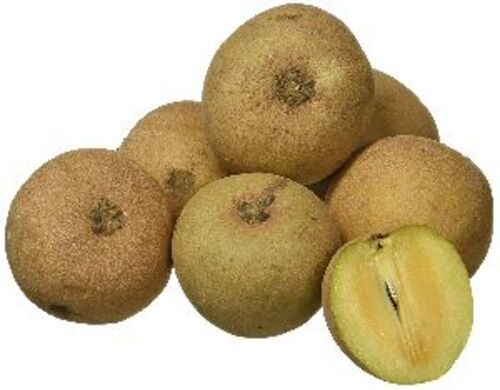 Brown Fresh Sapota Fruits - Fresh, Grade A | Organic, Peeled, Round, Sweet Taste, 100% Maturity