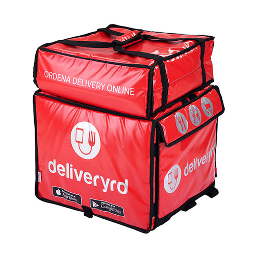 Pvc Red Color Food Delivery Bags