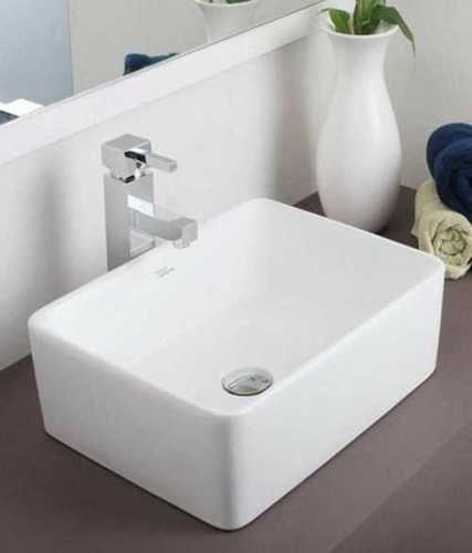 White Ceramics Bathroom Wash Basin