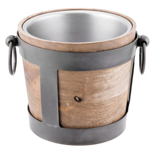 Wooden Crafted Ice Bucket