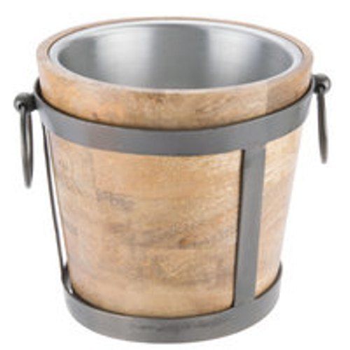 Wooden Crafted Ice Bucket