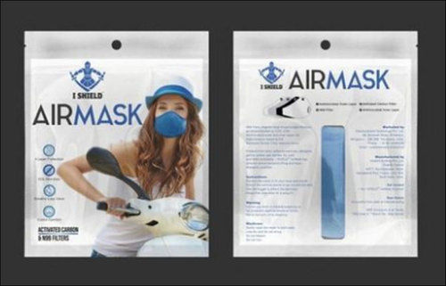 Anti Pollution N99 Air Mask (I Shield) Gender: Female