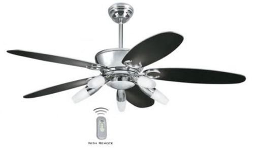 Aureus White And Black Remote Controlled Ceiling Fan