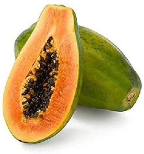 Fresh Green Papaya Fruits