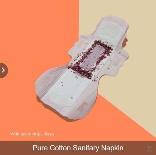 Pure Cotton Sanitary Napkin Absorbency: 170 Milliliter (Ml)