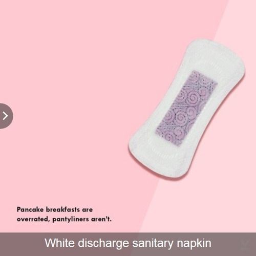 White Discharge Sanitary Napkin