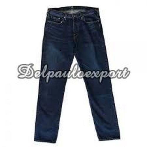 Dark Blue Mens Plain Jeans