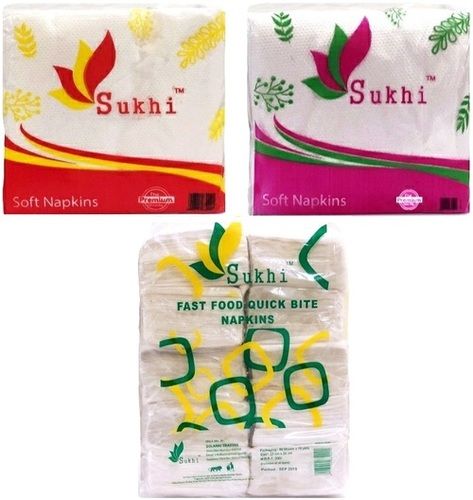 White Disposable Tissue Paper (Sukhi)