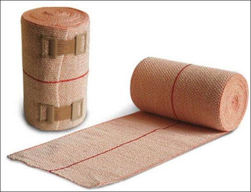 Brown Easy To Use Crepe Bandage