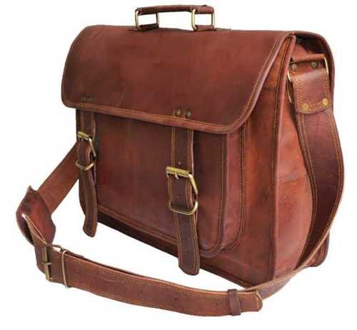 Brown Color Handmade Leather Bags