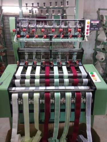 Automatic Elastic Tape Making Machine - Stainless Steel Construction | High Speed, Low Noise, Easy Operation, Customised for Garment Industry, Long-term Running Stability