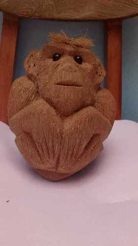 Handmade Coconut Shell Monkey