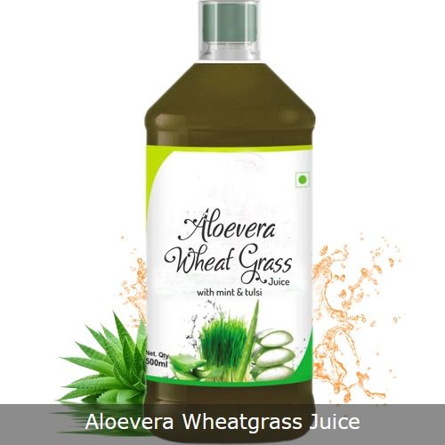 Ayurvedic Aloevera Wheatgrass Juice