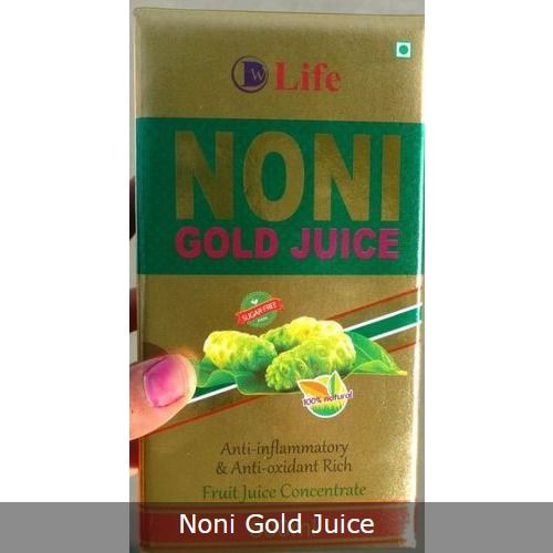 Ayurvedic Noni Gold Juice Packaging: Bottle