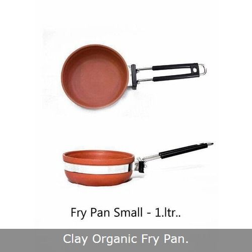 Handmade Organic Clay Fry Pan