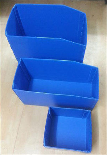 Polypropylene Blue Corrugated Box Use: Packaging