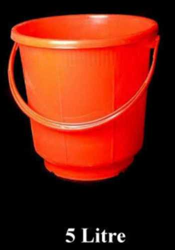 Orange Color Solid Plastic Buckets