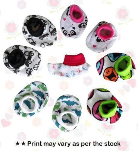 Printed Colored Baby Booties