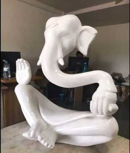 White Marble Ganesha Statue