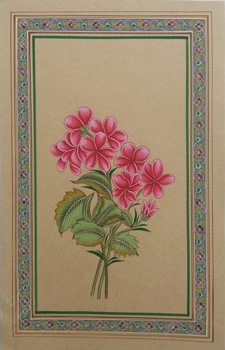 Handmade Flower Painting Medium: Water Color