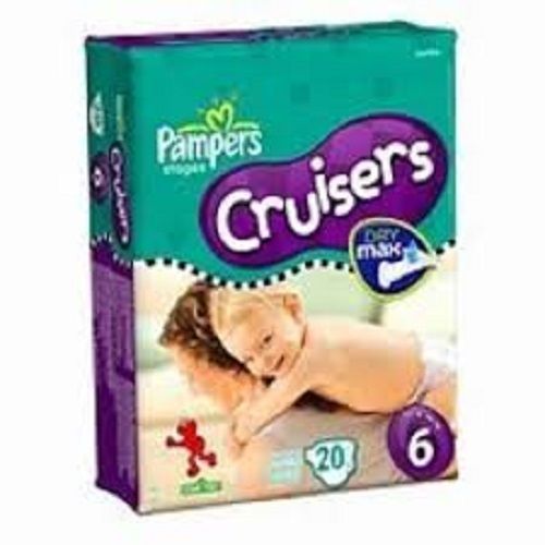 White Pampers Cruisers Dry Pant Diapers