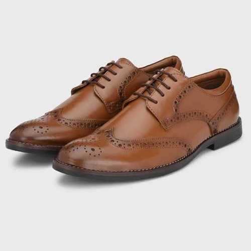 Custom Brown Color Genuine Leather Shoe