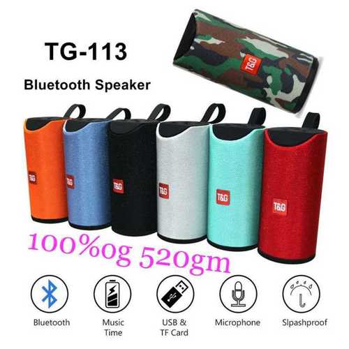 Tg113 Portable Usb Speaker Cabinet Material: Plastic