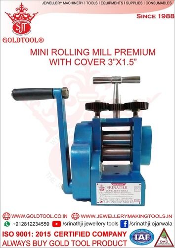 Black Heavy Gold Tool Mini Rolling Mill