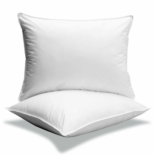 Polyester Plain White Foam Pillow