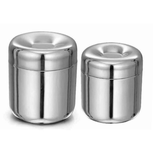 Polished Stainless Steel Canister
