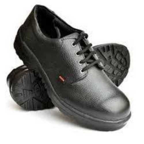 Black Color Industrial Safety Shoes Heel Size: Low