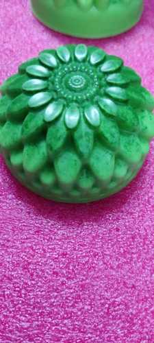 Green Colour Diwali Designer Candle