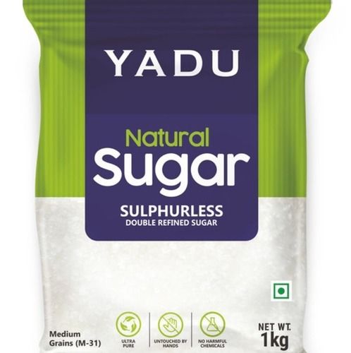 White Natural Double Refined Sugar