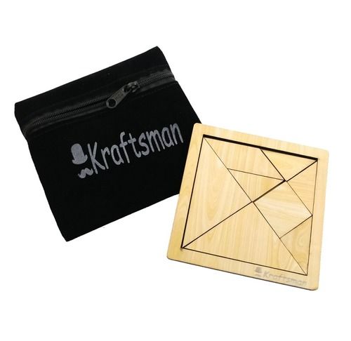 Portable Wooden Tangram Puzzle Age Group: 3+