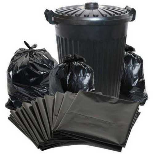 Black Color Disposable Garbag Bags Size: Standard