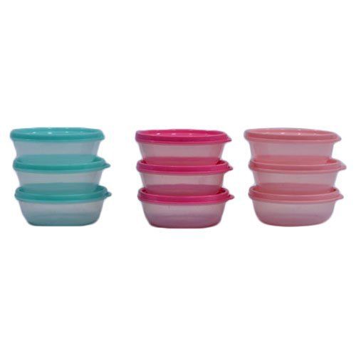 Eco-Friendly Food Storage Plain Square Plastic Container