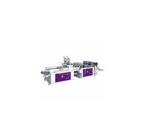 High Speed Double Channel Heat Sealing and Cutting Production Line Bag Making Machine