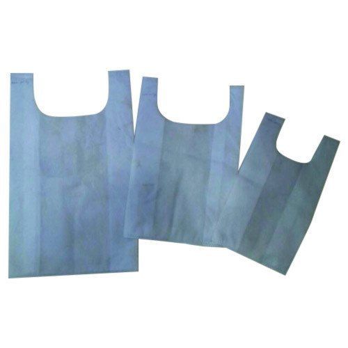 White Non Woven U Cut Bag