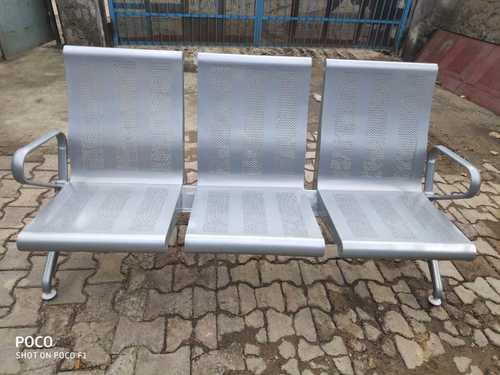 Stainless Steel 3 Seater Hospital Visitor Chairs