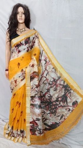 Various Colors Are Available Women Digital Print Saree