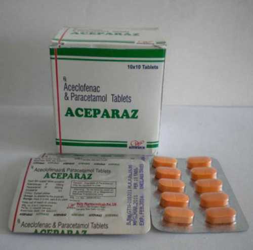 Aceclofenac And Paracetamol Tablet 