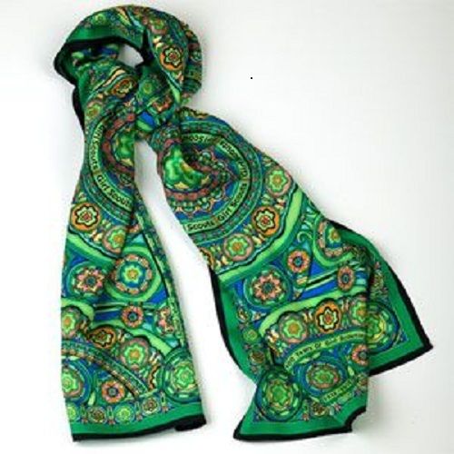 Green Printed Design Ladies Stoles